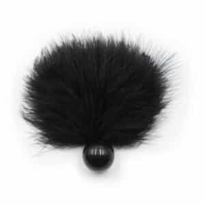 black-feather-tickler-with-bead-base-handle-12-cm-loveshop-cy