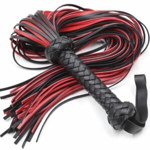 gladiators-red-black-tassels-leather-flogger-whip-65-cm-sexshop-limassol