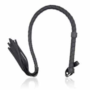 naughty-toys-black-faux-leather-flogger-85cm-loveshop-cy