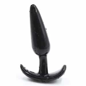 naughty-toys-small-jelly-soft-t-type-black-plug-10-cm-sexshop-limassol