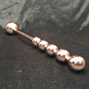 130151-Stainless-Steel-Beaded-Handle-with-Stick-27-cm-anal-sex-toy