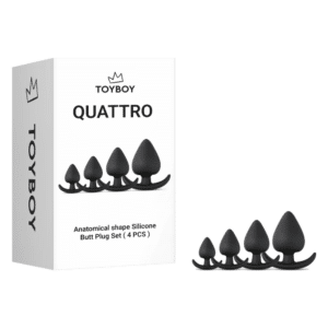 EKXW003-toyboy-quattro-set-of-four-anal-silicone-plugs-sex-toy-kit-for-couples