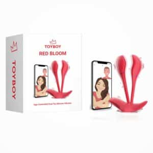JC011-toyboy-red-bloom-wearable-remote-app-controlled-vibrator-intimacy-sextoy-for-couples