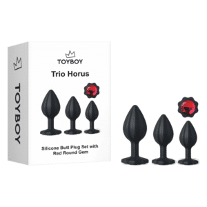 LS-GJ-87-toyboy-trio-horus-3-piece-butt-plug-set-with-red-diamond-cyprus-anal-sex-toys