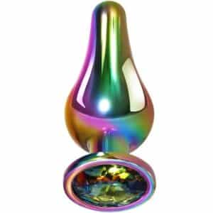 LS-JS-15-toyboy-rainbow-secret-medium-size-metal-butt-plug-anal-sex-toy