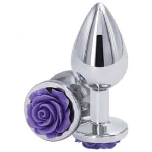 LS-JS-21-toyboy-ada-small-size-metal-anal-plug-with-purple-rose-limassol-sex-shop-physical-store