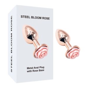LS-JS-36-toyboy-golden-love-small-size-metal-anal-plug-with-pink-rose-loveshopcy