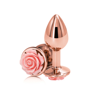 LS-JS-36-toyboy-golden-love-small-size-metal-anal-plug-with-pink-rose-sex-toy-shopping-in-limassol