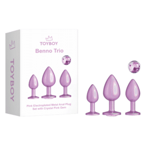 LS005-toyboy-benno-trio-electroplated-pink-metal-plug-set-LOVESHOPCY