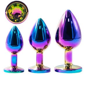 LS008-toyboy-trio-spark-rainbow-metal-butt-plug-set-loveshop-cy-limassol