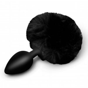 LS014-toyboy-gia-small-silicone-anal-plug-with-black-bunny-tail-sex-shop-limassol