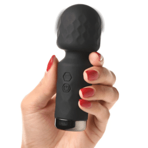 EKQS-026B-toyboy-mini-buby-silicone-wand-black-vibrator-for-couples