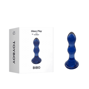 GLASS079-toyboy-bibo-beaded-blue-glass-play-butt-plug-cyprus-sex-shop-nicosia