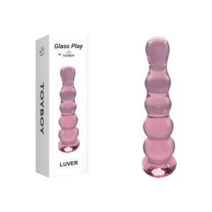 GLASS203-toyboy-luver-beaded-pink-glass-dildo-loveshopcy