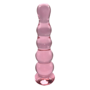 GLASS203-toyboy-luver-beaded-pink-glass-dildo-sex-shop-cyprus