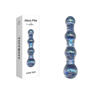 GLASS286-toyboy-luvi-toy-blue-beaded-wavy-glass-play-wand-sex-toy-for-couples