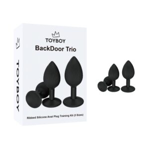 LS004-toyboy-backdoor-trio-ribbled-silicone-butt-plug-set-LoveShopCY