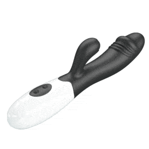 XL006B-toyboy-blacky-snappy-silicone-rabbit-vibrator-sex-shop-Kipros