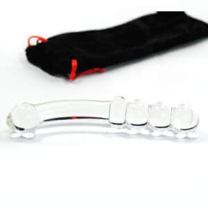 crafted-ribbed-and-beaded-crystal-clear-glass-dildo-sexshop-Nicosia