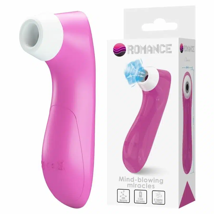 Romance Air Suction clitoral vibrator Pink 1 MC40-BI-300143-1-romance-air-suction-clitoral-vibrator-pink-sex-shop-Cyprus