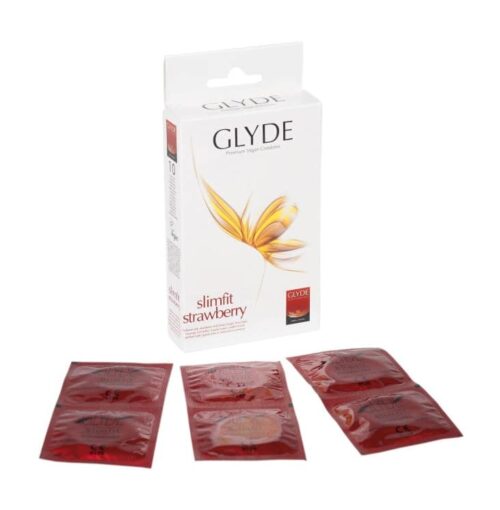 20877-Glyde-condom-strawberry-Limassol-sex-shop